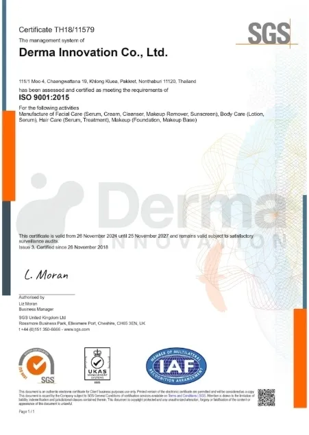Derma Certificate